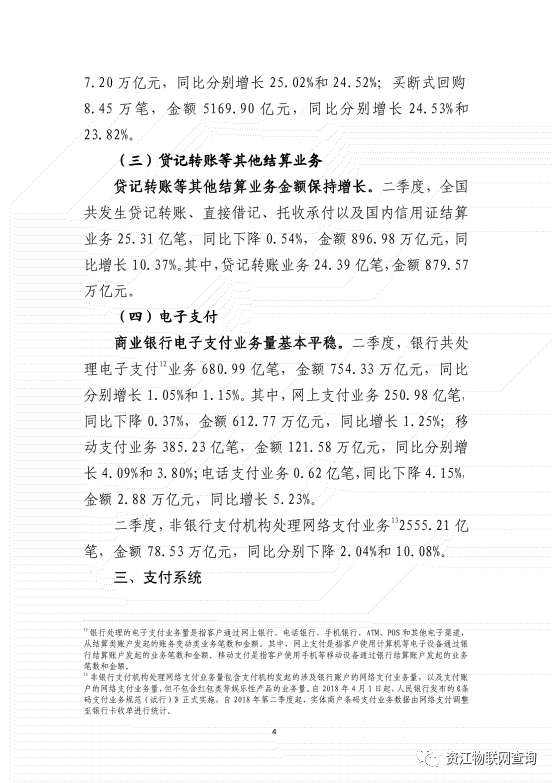 央行:2022年第二季度支付体系运行总体情况(图5) 央行:2022年第二季度支付体系运行总体情况(图5)