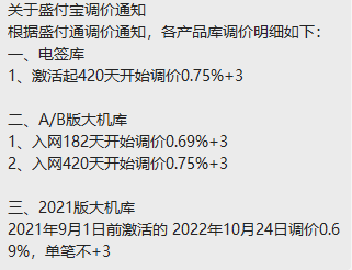 盛付通涨价!今日揭晓!少数几个产品未涨!附应对方法!直属代理商全部成赢家!!(图4) 盛付通涨价!今日揭晓!少数几个产品未涨!附应对方法!直属代理商全部成赢家!!(图4)